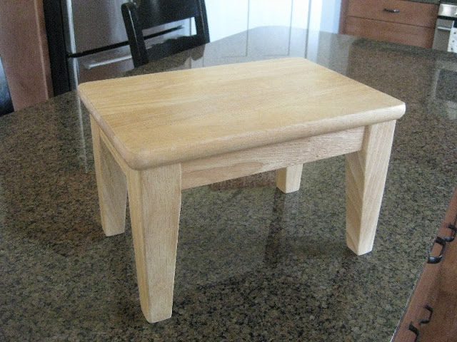 wooden foot stool plans